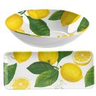 Lemon Fresh Melamine Salad & Nibbles Serving Set