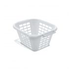 Addis 24L Square Laundry Basket - White 