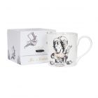 gift boxed china mug with alice in wonderland illustrations