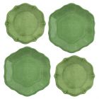 Amazon Green Melamine Dinner & Side Plate Set