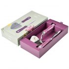 Giftboxed set containing a garden hand trowel and garden hand dibber.