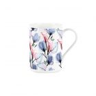 Glass effect calla lily printed fine china mug