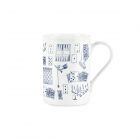 Purely Home Bone China Vintage Hobbies Mug - Games