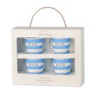 Egg Cups Set - Blue & White