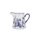 London Pottery Blue Rose Milk Jug