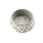 Boho Medallion Taupe Medium Pet Bowl