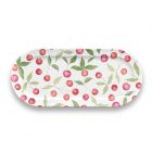 Berries & Cherries Melamine Oval Appetiser Tray