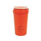 Eco friendly large travel mug made from rice husks