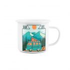 Purely Home Van Life Enamel Mug