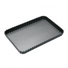 MasterClass Non-Stick Loose Base Rectangle Fluted Flan Tin