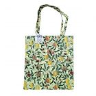 a William Morris fruit design cotton tote bag with acrylic coating