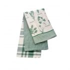 Eddingtons The Pantry Kitchen Herbs Tea Towels - Set Of 3