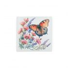 Purely Home Glass Hot Pot Stand Chopping Board - Butterfly