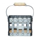 Kitchencraft Industrial Kitchen Metal & Wood Condiment Caddy