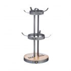 KitchenCraft Industrial Metal & Wood Mug Tree