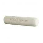 cream ceramic rolling pin with built in flour shaker