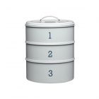 Living Nostalgia 3-Tier Cake Tin Set - French Grey