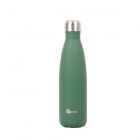 Stainless steel water bottle in khaki green