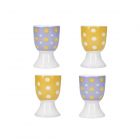KitchenCraft Soleada Floral Egg Cups - Set of 4