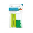 Kitchencraft Set of 6 Assorted Sized Bag Clips