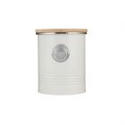 Living Coffee Storage Canister - Cream