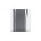 Dexam Love Colour Striped Tea Towel - Slate Grey