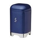 Lovello Textured Blue Sugar Canister