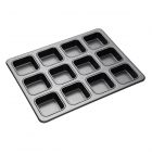 MasterClass Non-Stick Individual Brownie Tin - 12 Hole