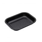heavy duty carbon steel small roasting pan with an enamel coating
