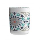 Carmel Medallion Melamine Treat Jar - Grey