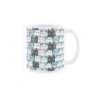 Purely Home Ceramic Cats Mug - White