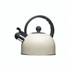 Living Nostalgia Traditional Whistling Kettle 1.4L - Antique Cream