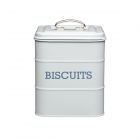 Living Nostalgia Biscuit Tin - French Grey