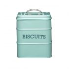 Living Nostalgia Biscuit Tin - Vintage Blue