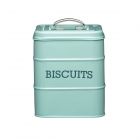 Living Nostalgia Biscuit Tin - Vintage Blue