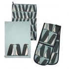 Scion Pedro Penguin Ice Set Apron Tea Towels Auntie Morags