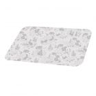 Grey and white, Peter Rabbit designed glass worktop protector