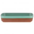 Typhoon World Foods Terracotta Rectangular Dish - Aqua