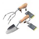 Burgon & Ball RHS - Hand Trowel & Claw Cultivator Set