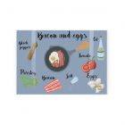 Purely Home Small Recipe Card Glass Chopping Board