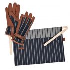 Burgon & Ball Sophie Conran Blue - Gloves & Waist Apron Set