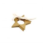 Dexam Gold Star Napkin Rings - Set of 4