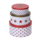 Dexam Star Round Cake Tins - Set of 3