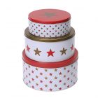 Dexam Star Round Cake Tins - Set of 3