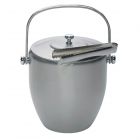Barcraft Ice Bucket (Lid & Tongs) - Stainless Steel