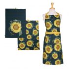 Dexam RHS Sunflower Apron & Tea Towels Set
