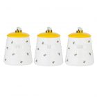 Set of beehive-shaped storage jars
