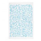 Purely Home Blue Barista Tea Towel