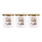 Purely Home Kitchen Teacup Bunny Canister Set