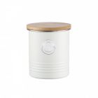 Living Coffee Storage Canister - Cream